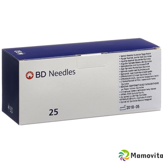 BD Yale Spinal Nadeln 20g 0.9x89mm Gelb 25 Stück buy online