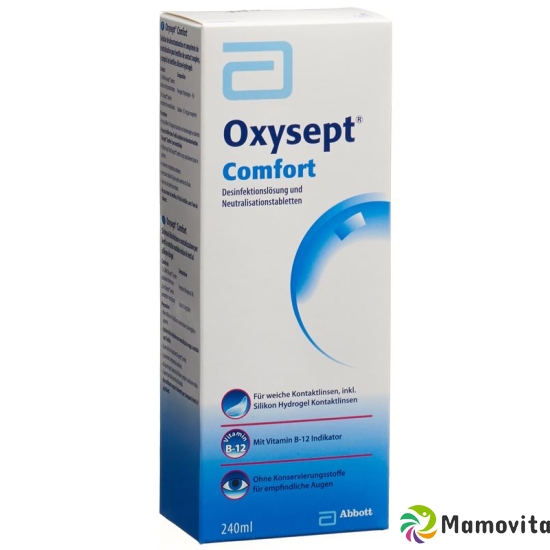 Oxysept Comfort Lösung + Tabletten Kombi 240ml buy online