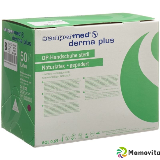 Sempermed Derma Plus surgical gloves 8 50 pairs buy online