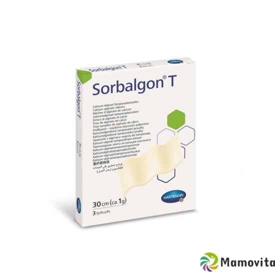 Sorbalgon T Tamponaden Streifen 2g/30cm Beutel 5 Stück buy online