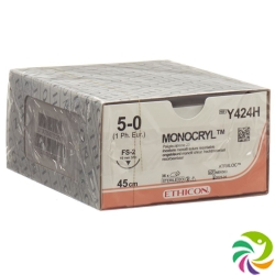 Monocryl 45cm Ungefaerbt 5-0 Fs-2 36 Stück