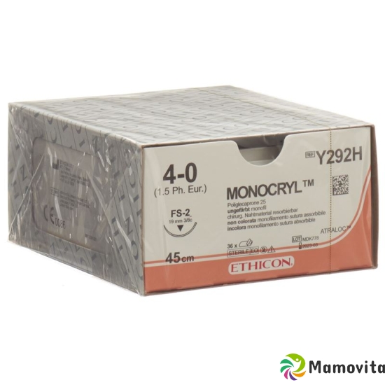 Monocryl 45cm Ungefaerbt 4-0 Fs-2 36 Stück buy online