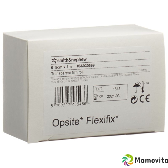 Opsite Flexifix Folienverband 5cmx1m 6 Rollen buy online