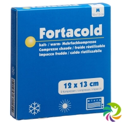 Fortacold Kalt Warm Mehrfachkompr 12x13cm 2 Stück