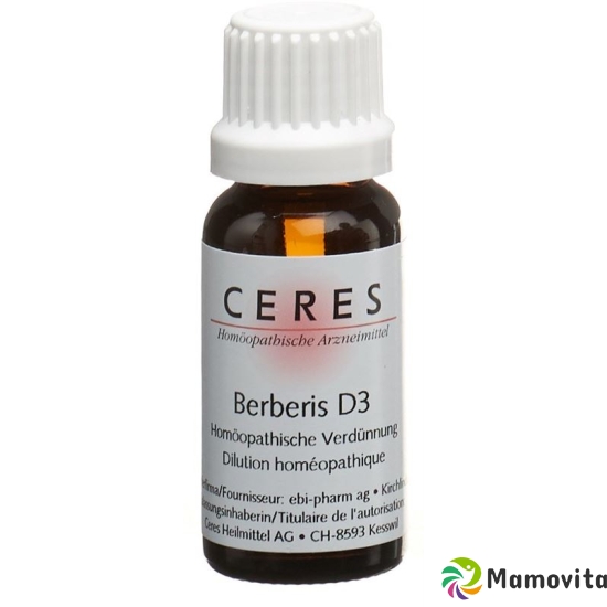 Ceres Berberis D 3 Dilution 20ml buy online