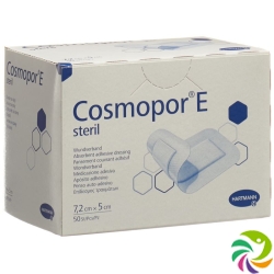 Cosmopor E Wundverband 7.2cmx5cm Steril 50 Stück