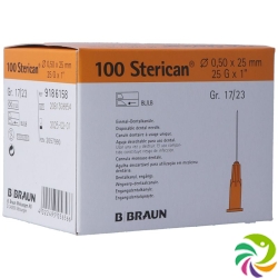 Sterican Nadel Dent 25g 0.5x25mm Orange 100 Stück