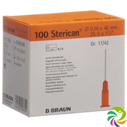 Sterican Nadel Dent 25g 0.5x40mm Orange 100 Stück