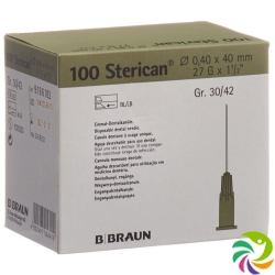 Sterican Nadel Dent 27g 0.4x40mm Grau 100 Stück