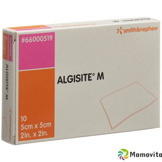 Algisite M Alginat Kompressen 5x5cm 10 Stück buy online