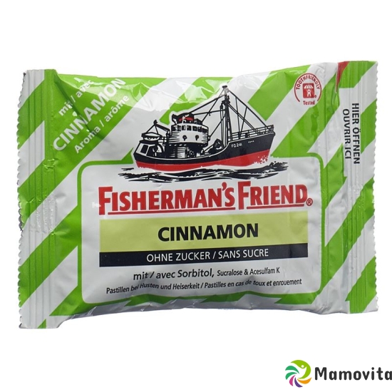 Fishermans Friend Pastillen Cinnamon ohne Zucker 25g buy online