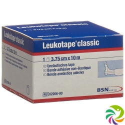 Leukotape Classic unelastische Klebebinde 10m x 3.75cm Weiss