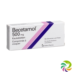 Becetamol Kautabletten 500mg 20 Stück