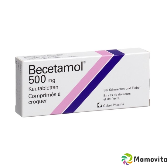 Becetamol Kautabletten 500mg 20 Stück buy online