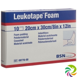 Leukotape Foam Polstermaterial 20x30cm 10 Stück