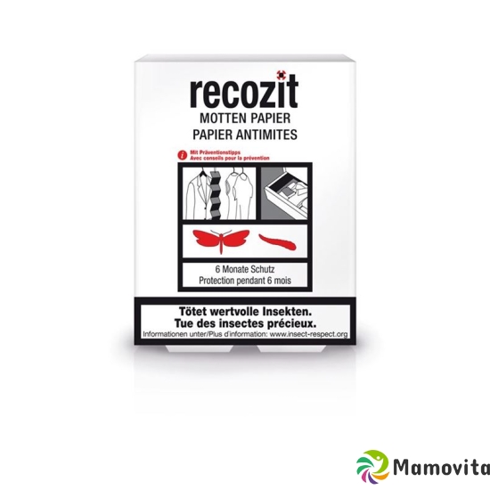 Recozit Motten Papier 2x 5 Stück buy online