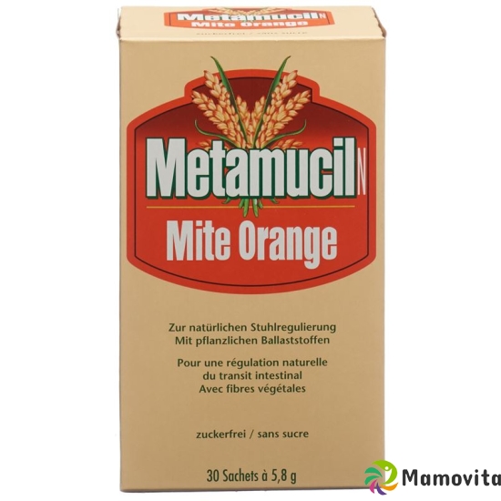 Metamucil N Mite Pulver Orange 30 Beutel buy online