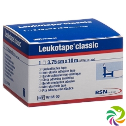 Leukotape Classic unelastische Klebebinde 10m x 3.75cm Blau