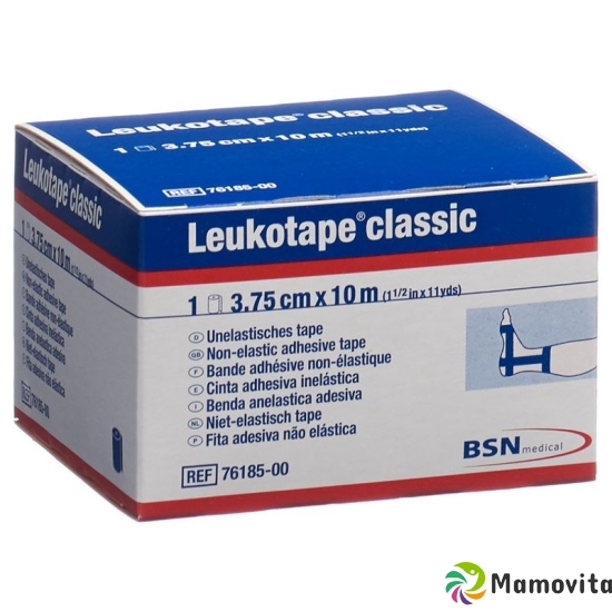 Leukotape Classic unelastische Klebebinde 10m x 3.75cm Blau buy online