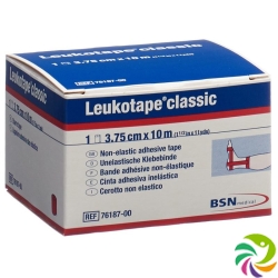 Leukotape Classic unelastische Klebebinde 10m x 3.75cm Rot