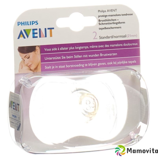 Avent Philips Brusthuetchen Schmetterling Normal 2 Stück buy online