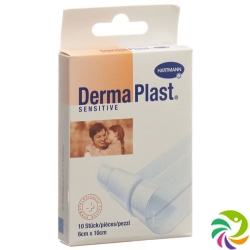 Dermaplast Sensitive Quick Bandage White 6x10cm 10 Pieces