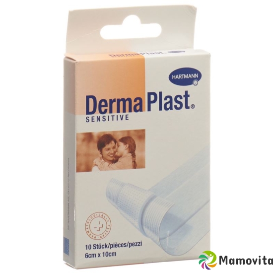 Dermaplast Sensitive Quick Bandage White 6x10cm 10 Pieces buy online