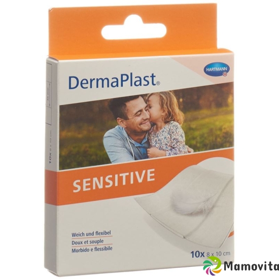 Dermaplast Sensitive Quick Bandage White 8x10cm 10 Pieces buy online