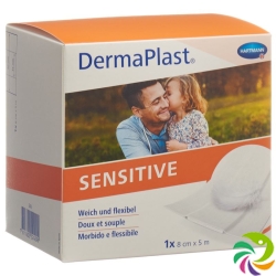 Dermaplast Sensitive Quick Bandage White 8cmx5m Roll