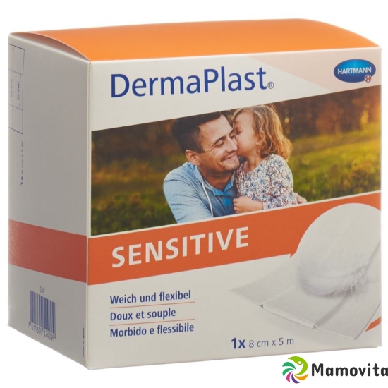 Dermaplast Sensitive Quick Bandage White 8cmx5m Roll buy online