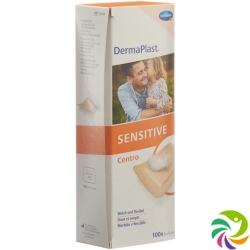 Dermaplast Sensitive Centro Strip 4x6cm Skin-Coloured 100 Pieces