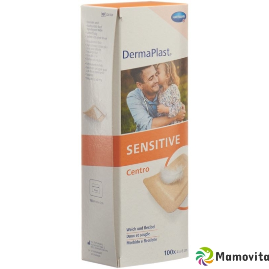 Dermaplast Sensitive Centro Strip 4x6cm Skin-Coloured 100 Pieces buy online