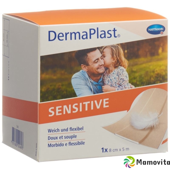 Dermaplast Sensitive Quick Bandage Skin-coloured 8cmx5m Roll buy online