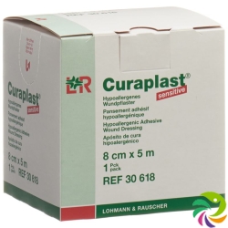 Curaplast wound dressing 8cmx5m skin colored roll