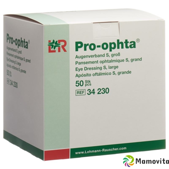 Pro-Ophta Augenverband S Durchsichtig Grösse L 50 Stück buy online