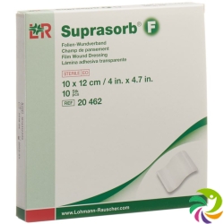 Suprasorb F Folien Verband 10x12cm Steril 10 Stück