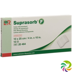 Suprasorb F Folien Verband 10x25cm Steril 10 Stück