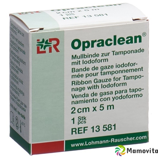 Opraclean Jodoform Tamponade 2cmx5m buy online