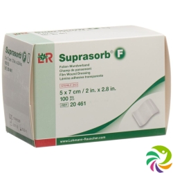 Suprasorb F Folien Verband 7x5cm Steril 100 Stück