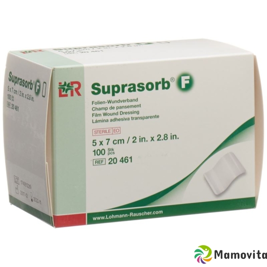 Suprasorb F Folien Verband 7x5cm Steril 100 Stück buy online