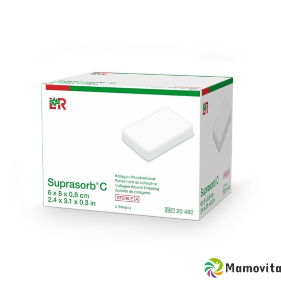 Suprasorb C Kollagenverband 6x8cm Steril 5 Stück buy online