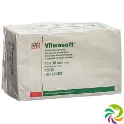 Vliwasoft Nw Kompressen 12 10x10cm 6-fach Beutel 100 Stück