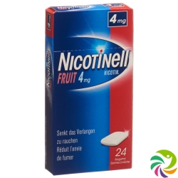 Nicotinell Fruit 4mg 24 Kaugummi