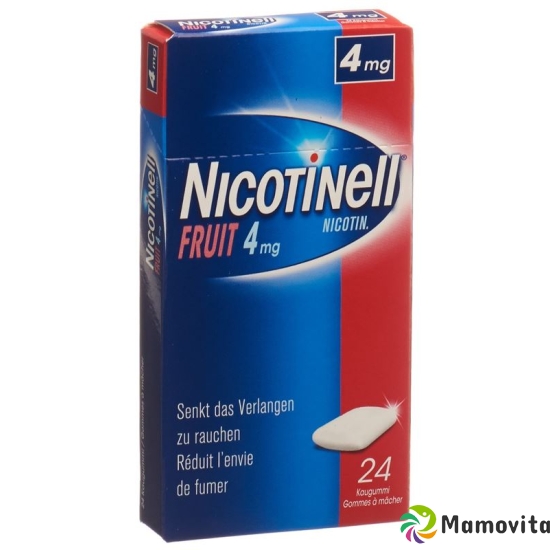 Nicotinell Fruit 4mg 24 Kaugummi buy online