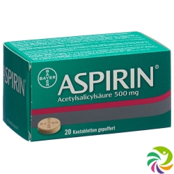 Aspirin 500mg 20 Kautabletten