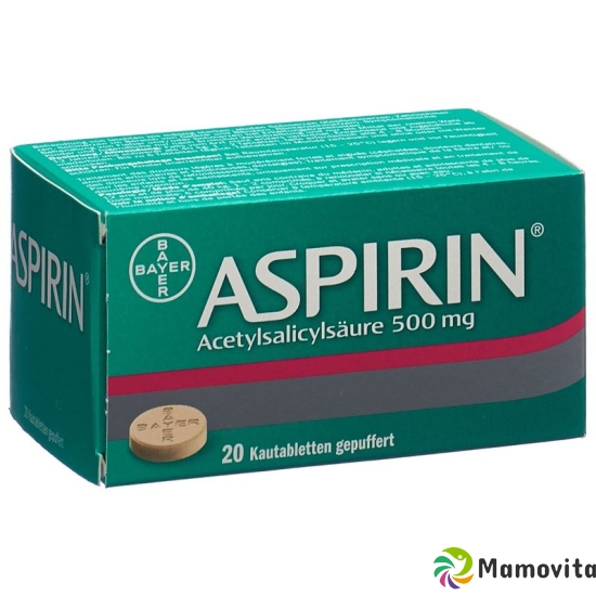 Aspirin 500mg 20 Kautabletten buy online