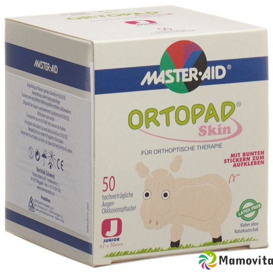 Ortopad Occlusionspflaster Junior Skin -2j 50 Stück buy online