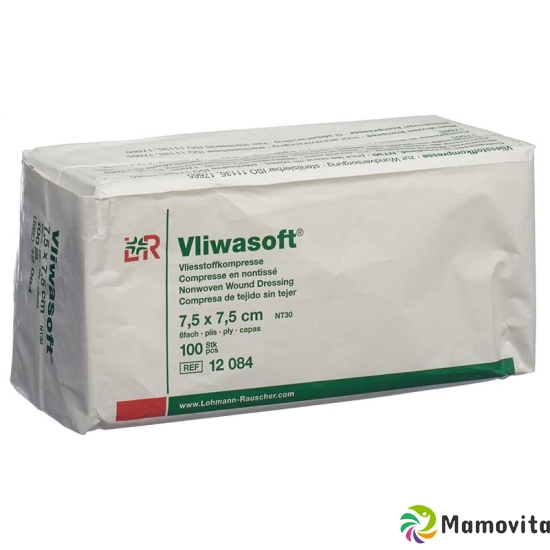 Vliwasoft Nw Kompresse 12 7.5x7.5cm 6-fach Beutel 100 Stück buy online