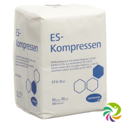 Hartmann Es Kompressen 8-fach 10x10cm 100 Stück