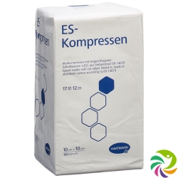 Hartmann Es Kompressen 12-fach 10x10cm Beutel 100 Stück